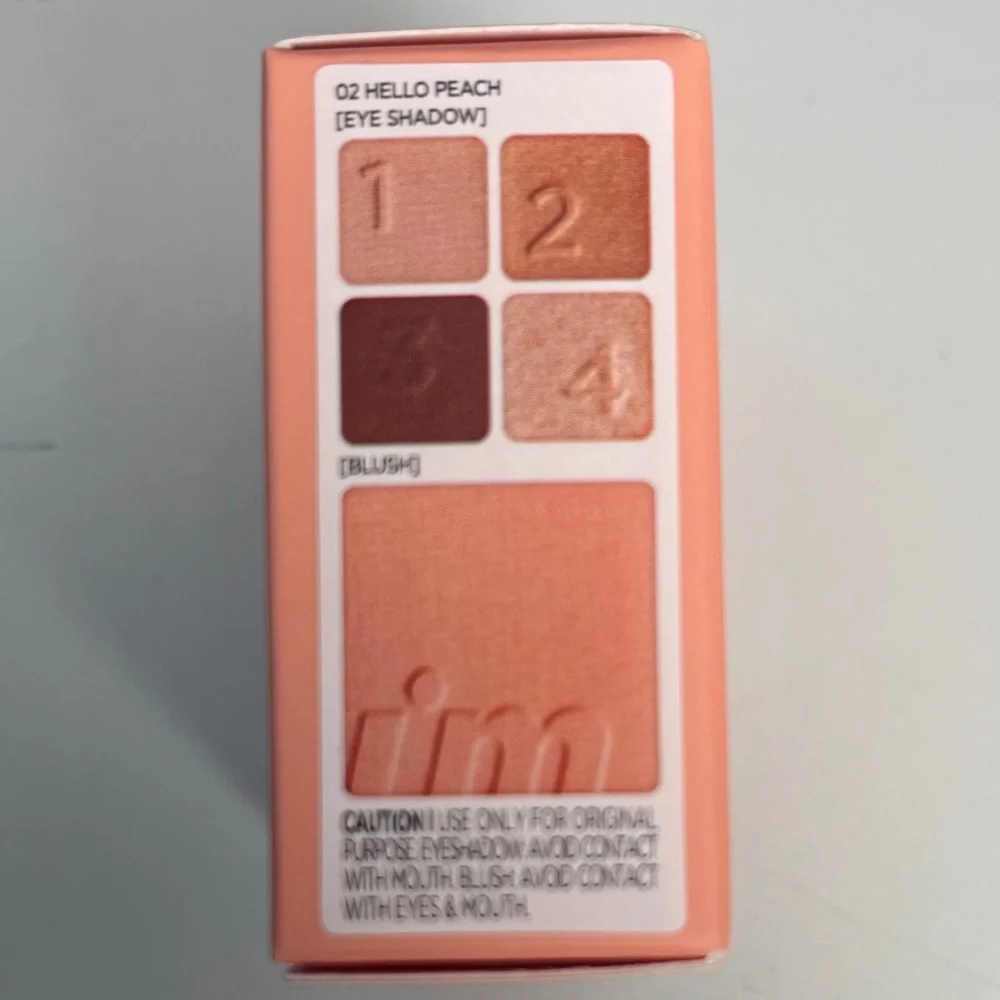 I'm Meme Multi Cube Eyeshadow & Blush Palette, Hello Peach #korean #shimmer